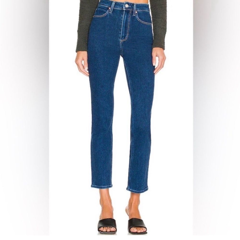 Paige‎ Cindy Denim Straight Jeans in California Wash.